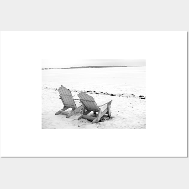 Gull Lake Winter Study 5 Wall Art by bobmeyers